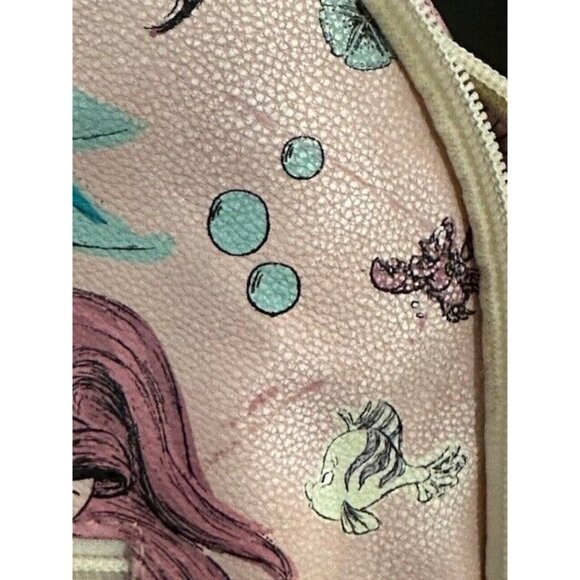 Petunia Pickle Bottom Little Mermaid Ariel Backpack Diaper Bag Disney Pad Pink main image 10